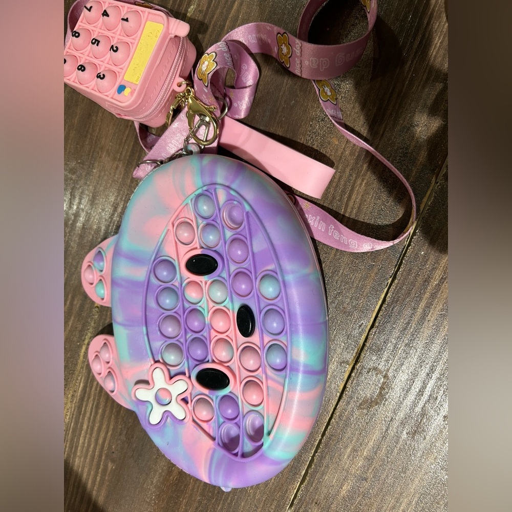 Pink and Purple Bags Accessories Set - Picture 7 of 7